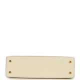 Hermes Kelly Sellier 20 Craie Epsom Gold Hardware