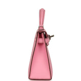 Hermes Kelly Sellier 20 Bubblegum Epsom Palladium Hardware