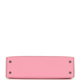 Hermes Kelly Sellier 20 Bubblegum Epsom Palladium Hardware
