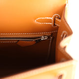 Hermes Kelly Sellier 25 Naturel Sable Butler Palladium Hardware