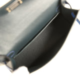 Hermes Kelly Sellier 20 Bleu De Minuit Madame and Bleu Electric Matte Alligator Mississippiensis Touch Palladium Hardware
