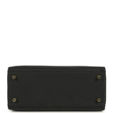 Hermes Kelly Retourne 25 Black Togo Gold Hardware