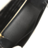 Pre-owned Hermes Kelly Sellier 28 Black Shiny Niloticus Crocodile Gold Hardware