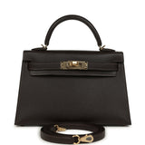 Hermes Kelly Sellier 20 Bai-Brun Madame Permabrass Hardware