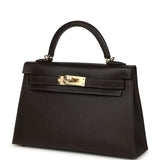 Hermes Kelly Sellier 20 Bai-Brun Madame Permabrass Hardware