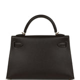 Hermes Kelly Sellier 20 Bai-Brun Madame Permabrass Hardware