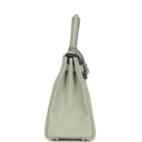 Hermes Kelly Retourne 28 Gris Neve Clemence Palladium Hardware