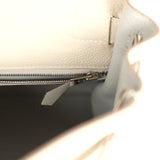 Pre-owned Hermes Special Order (HSS) Kelly Retourne 28 Beton Verso Togo Brushed Palladium Hardware
