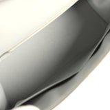 Pre-owned Hermes Kelly Sellier 32 Bleu Glacier Epsom Gold Hardware