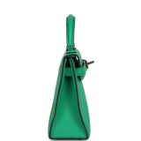 Pre-owned Hermes Kelly Sellier 20 Cactus Verso Chèvre Mysore Palladium Hardware