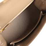 Hermes Kelly Sellier 25 Etoupe Epsom Gold Hardware