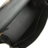 Pre-owned Hermes Kelly Retourne 28 Black Togo Gold Hardware