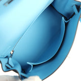 Hermes Kelly Retourne 25 Celeste Swift Palladium Hardware