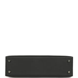 Hermes Kelly Sellier 20 Black Epsom Palladium Hardware