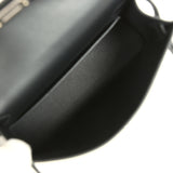 Hermes Kelly Sellier 20 "Cheval De Bois" Black and Multi Tadelakt Palladium Hardware