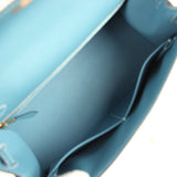 Hermes Kelly Sellier 28 Blue Jean Epsom Gold Hardware