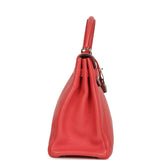 Pre-owned Hermes Kelly Retourne 32 Bougainvillea Clemence Gold Hardware