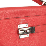 Pre-owned Hermes Kelly Retourne 32 Bougainvillea Clemence Gold Hardware