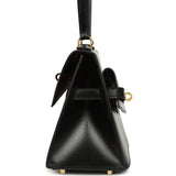 Hermes Kelly Sellier En Desordre 20 Black Box Gold Hardware