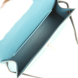 Hermes Kelly Sellier 20 Tri-color Blue Jean, Sesame and Ecorce Epsom Palladium Hardware