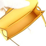Hermes Kelly Sellier 20 Jaune Mango Epsom Palladium Hardware