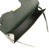 Hermes Kelly Sellier 20 Vert Fonce Box Gold Hardware