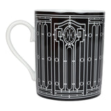 Hermes "H Deco" Black/White Porcelain Mug N°2