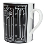 Hermes "H Deco" Black/White Porcelain Mug N°2