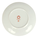 Hermes "Tressages Equestres" Orange, White and Blue Porcelain Dessert Plate Set of 2