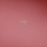 Hermes Picotin Lock 18 Rose Sakura Clemence Palladium Hardware