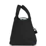 Hermes Picotin Lock 18 Monochrome Black Clemence Black Hardware