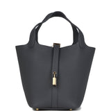 Hermes Picotin Lock 18 Ardoise Clemence Permabrass Hardware