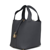 Hermes Picotin Lock 18 Ardoise Clemence Permabrass Hardware