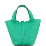 Hermes Picotin Lock 18 Menthe Clemence Palladium Hardware