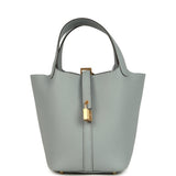 Hermes Picotin Lock 18 Gris Pantin Clemence Gold Hardware