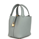 Hermes Picotin Lock 18 Gris Pantin Clemence Gold Hardware