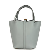 Hermes Picotin Lock 18 Gris Pantin Clemence Gold Hardware