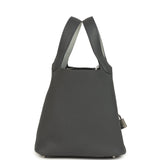 Hermes Picotin Lock 18 Eclat Ardoise Clemence and Gris Pantin Swift Palladium Hardware