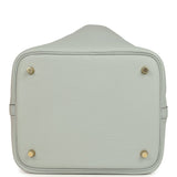 Hermes Picotin Lock 22 Bleu Glacier Clemence Gold Hardware