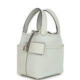 Hermes Picotin Cargo 18 Gris Platine Toile Canvas and Swift Palladium Hardware