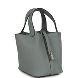 Hermes Picotin Lock 18 Gris Pantin Clemence Palladium Hardware