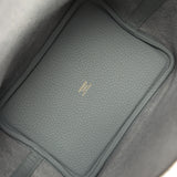 Hermes Picotin Lock 18 Gris Pantin Clemence Permabrass Hardware