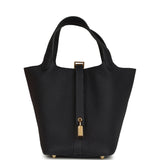 Hermes Picotin Lock 18 Caban Clemence Gold Hardware