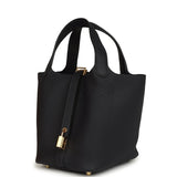 Hermes Picotin Lock 18 Caban Clemence Gold Hardware