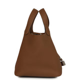 Hermes Picotin Lock 18 Alezan Clemence Palladium Hardware