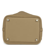 Hermes Picotin Lock 18 Beige Marfa Clemence Palladium Hardware