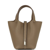 Hermes Picotin Lock 18 Etoupe Clemence Palladium Hardware