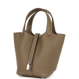 Hermes Picotin Lock 18 Etoupe Clemence Palladium Hardware