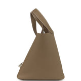 Hermes Picotin Lock 22 Etoupe Clemence Palladium Hardware