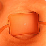 Hermes Picotin Lock 18 Orange Clemence Gold Hardware